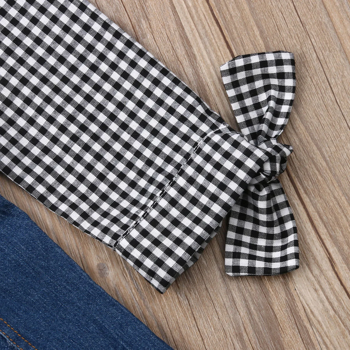 Женское платье принцессы 2019 клетчатое джинсовое в полоску с длинным рукавом