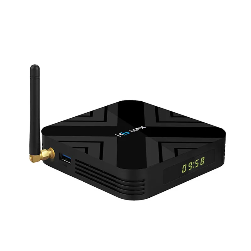AllWinner H6 Android tv Box MAX 4GB32GB 2 4G 5G wifi LAN100M Поддержка U диск и USB HDD TF кард ридер Blutooth4.1