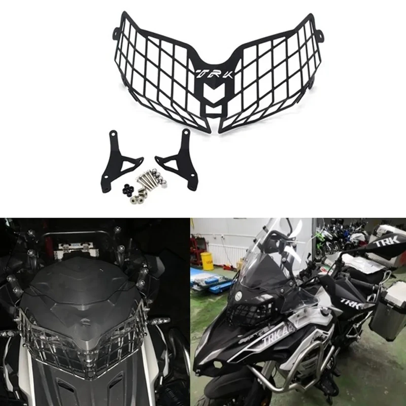 

Защита для передней фары мотоцикла Benelli TRK502 Trk 2018 2020-502, Защитные чехлы для решетки радиатора, аксессуары для мотоциклов