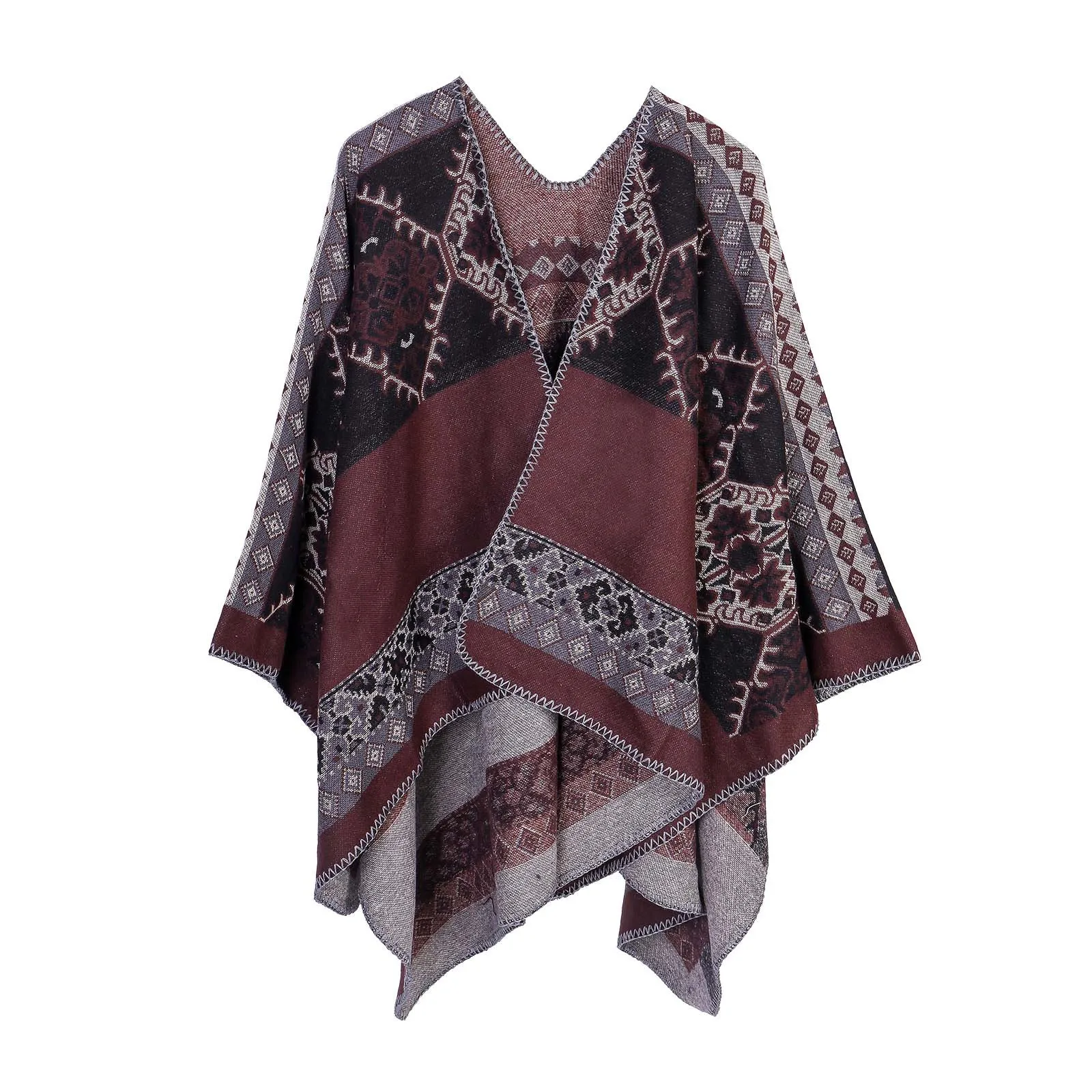 

New Autumn/winter Shawl Fashion Poncho Women Scarf For Lady Luxury Blanket Cashmere Scarves Warm Pashmina Wholesale Cape