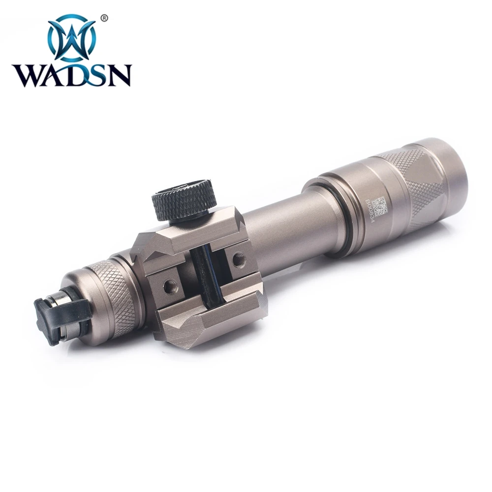WADSN Softair Flashlight M600W With Dual Function Tape Switch KM2-A Lamp Module Strobe M600 Airsoft Torch WD04011 Weapon Lights