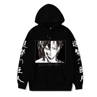 japanese streetwear anime attack on titan long sleeves hoodie male female autumn winter fleece thick warm pullovers tops men