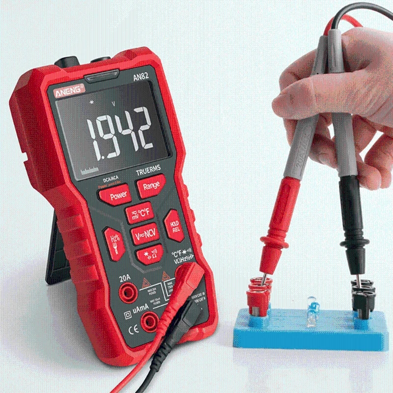 

AN82 Digital Multimeter Professional 9999 Tester AC/DC Voltage Ammeter Current DIY Transistor Capacitor NCV Testers True RMS