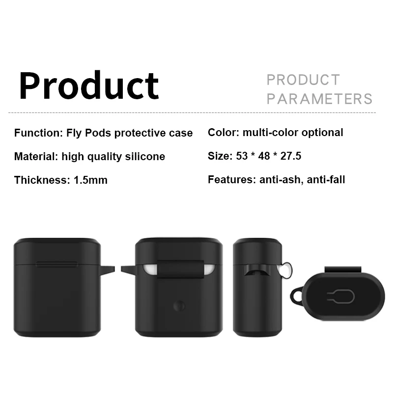 3 шт. аксессуары для Huawei Honor FlyPods Fly Pods Pro защитные чехлы Freebuds 2 металлический крючок