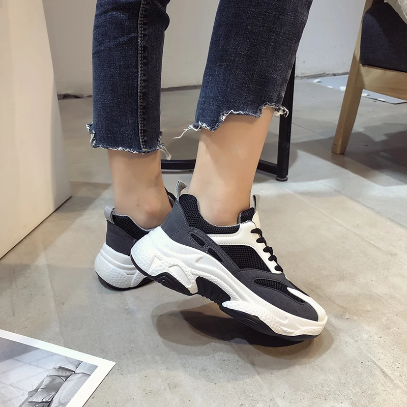 Увеличивающие рост женские кроссовки для бега женская уличная спортивная обувь