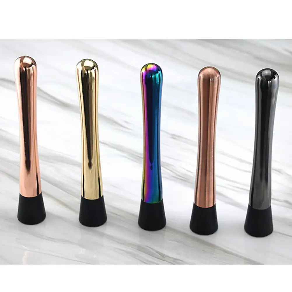 

Steel Bar Mixer Ice Crushing Tools Cocktail Muddle DIY Drink Fruit Mojito Cocktail Muddlers Crusher Barware Bar Tools