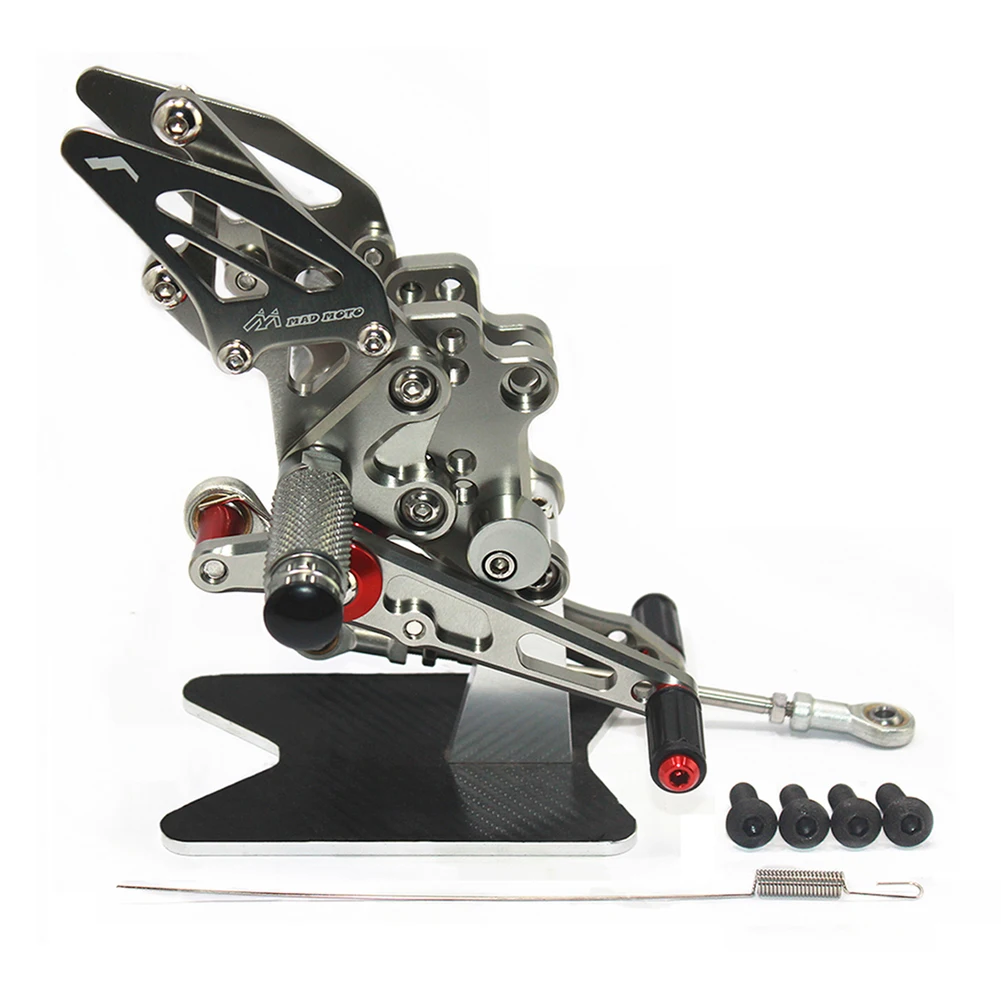 

NINJA250/NINJA300R X-17 bike back step adjustable CNC rear set fits for NINJA250/NINJA300R free EX250L/m] 2013-2017 type