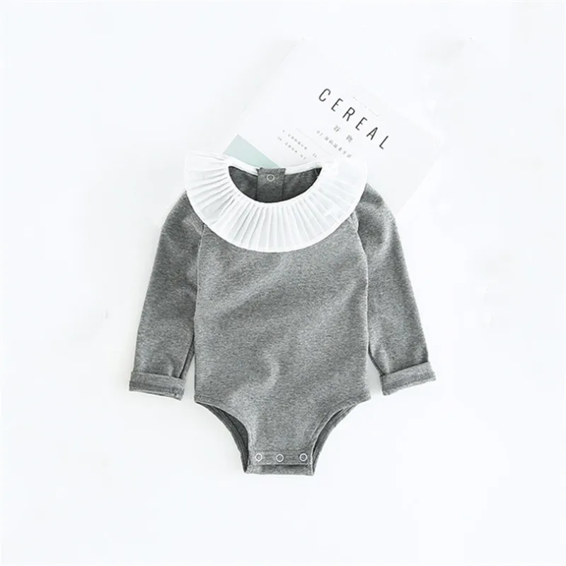 Baby romper 1 Одежда для маленьких девочек; осенние комбинезоны для новорожденных; Комбинезоны для младенцев; комбинезон для мальчиков и девочек; зимний теплый детский костюм; Детский комбинезон - Цвет: Baby romper 1