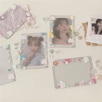 3 inch kpop photocards laser transparent card binder film protector idol photo sleeves photocard holder photo album card sleeve