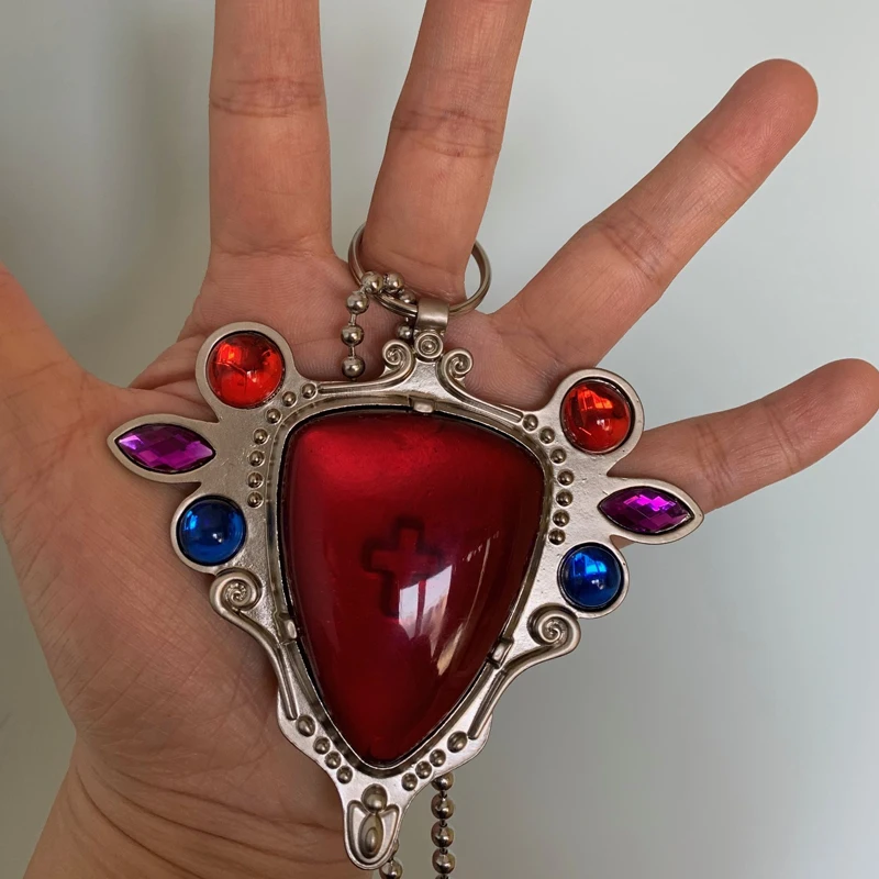 Ожерелье аниме Невероятные приключения Джоджо с красным камнем аджа Карса