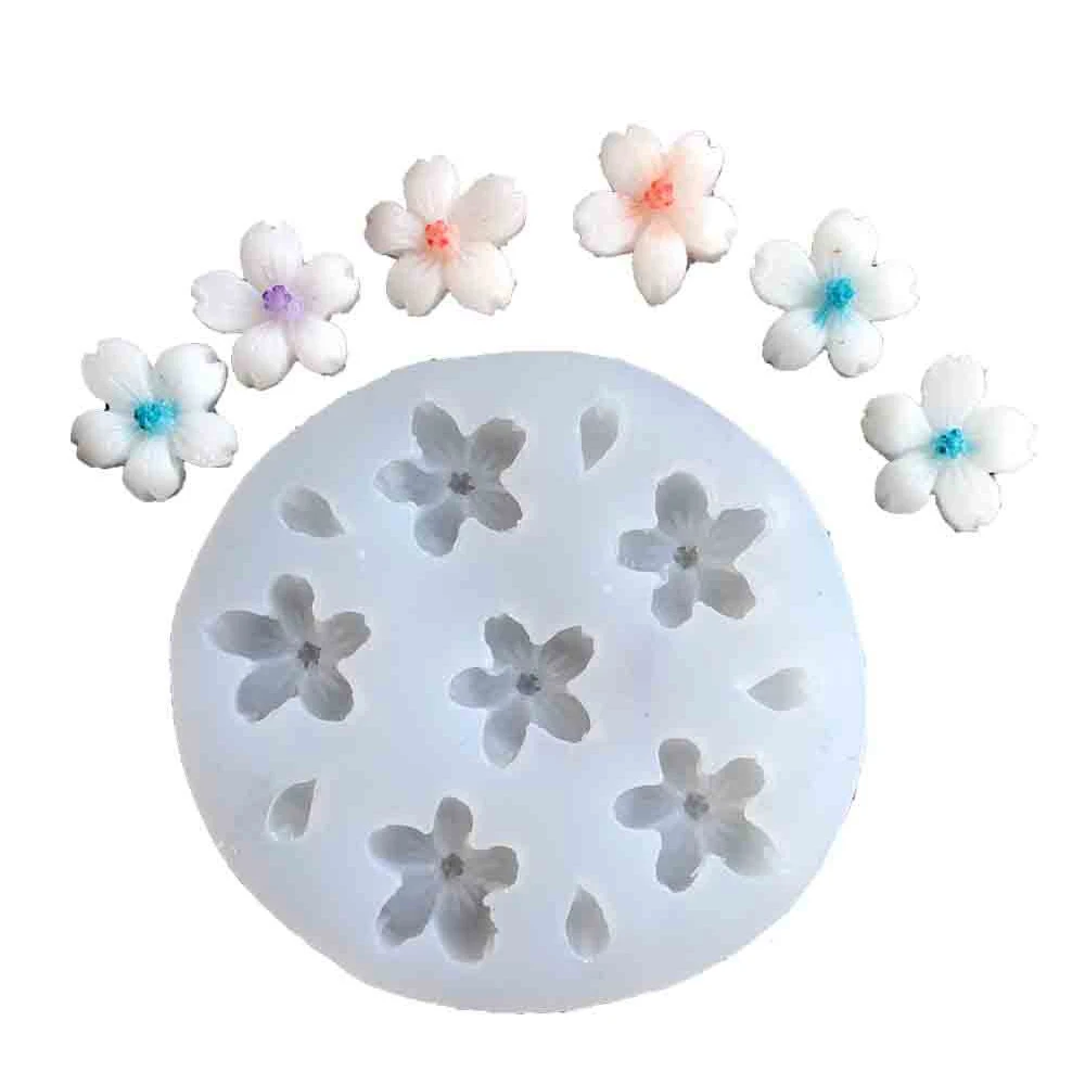 

1 PC Cherry blossoms liquid silicone mold DIY resin jewelry mold for epoxy resin uv resin mold