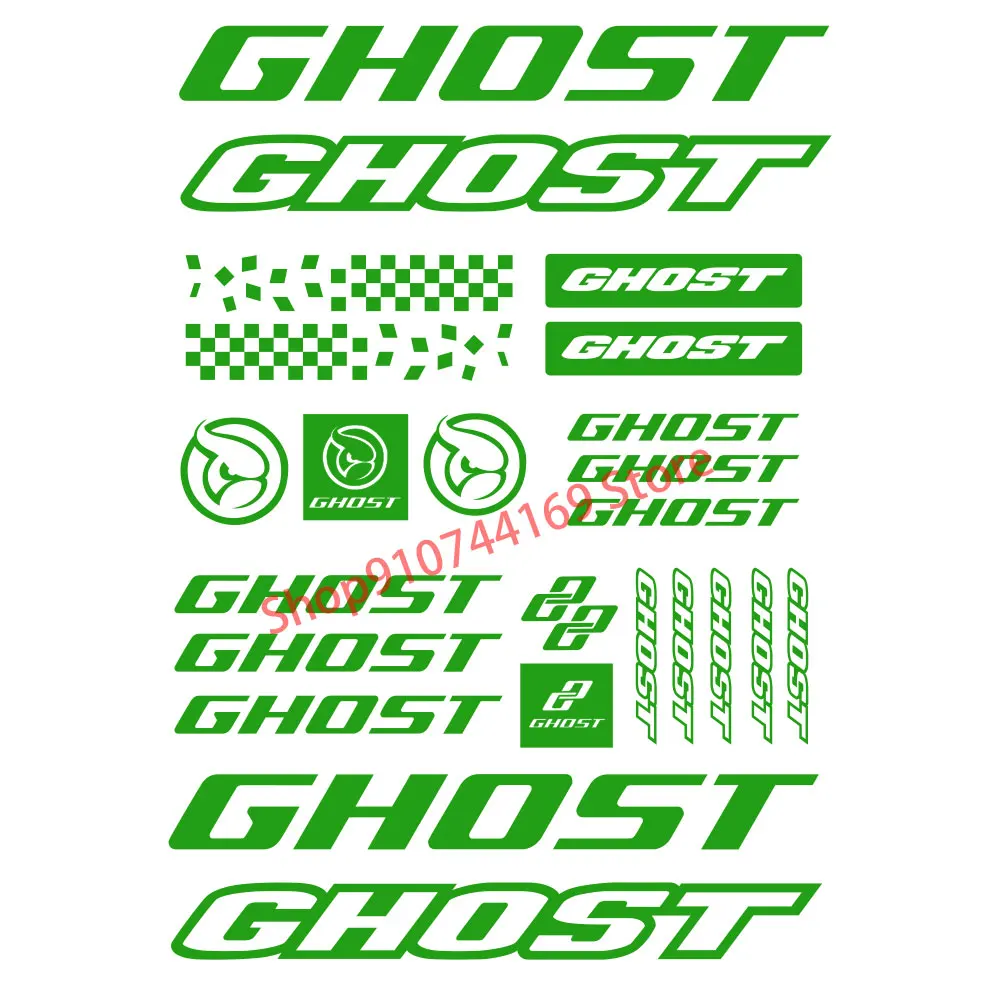 Велосипедная Рама виниловые наклейки для призрака дорожного велосипеда горного