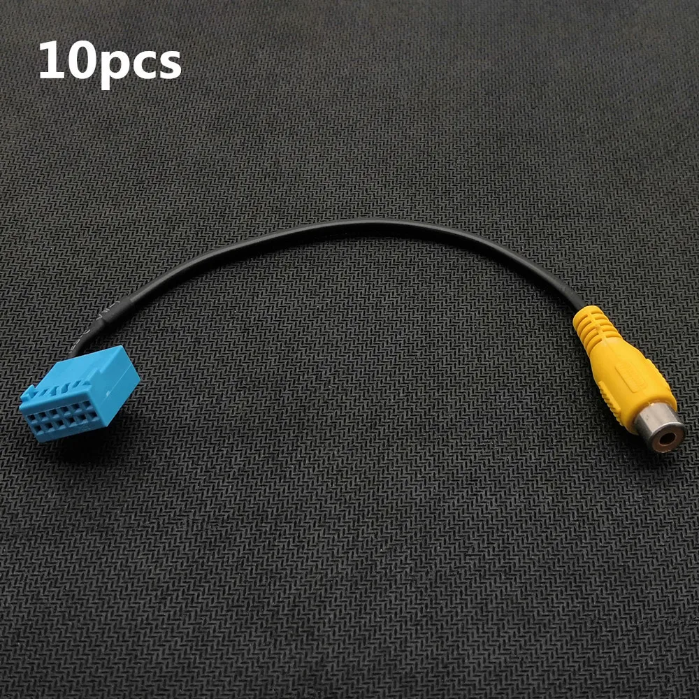 

10pcs Car Rear View Camera RVC Cable Adaptor For Volkswagen Golf VI Jetta 5 6 MK5 MK6 Passat B6 Touran Tiguan with MIB RCD330