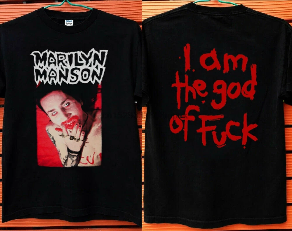 

Marilyn Manson I Am The God T-Shirt Top Reprint
