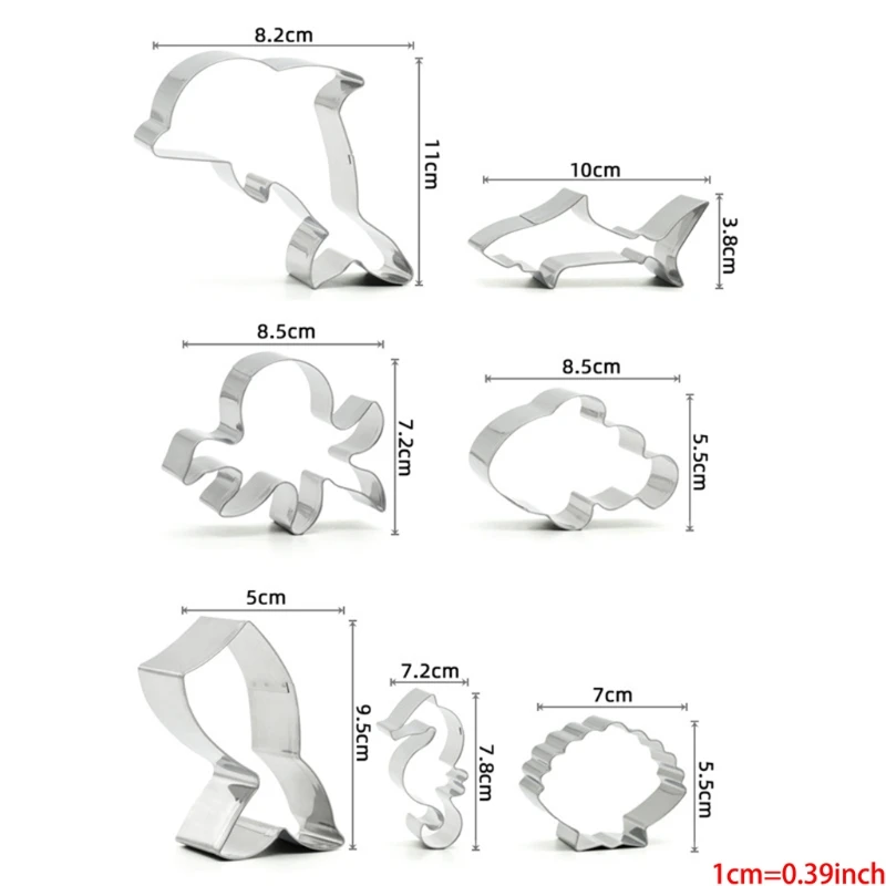 

17pcs Easter Cookie Cutter Biscuit Mold Stainless Steel Bunny Chick Star Fish Fondant Pastry Baking Mould