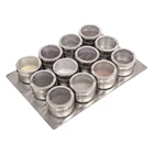 Приправа бутылка бутылки для специй Кухня Видимый Нержавеющаясталь Мини-1 шт. Магнитный