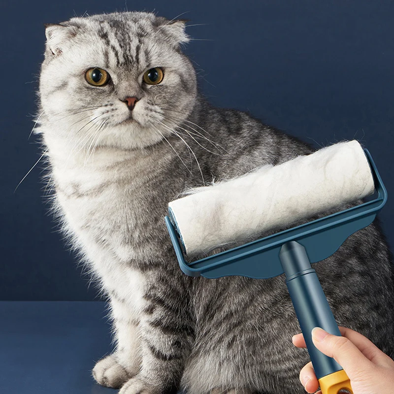 

Cat Hair Roller Brush For Cats Hair Remover Pet Roller Cat Brush Zero Hair Cat Sticker Cat Grooming Kit Cat Grooming Accessories