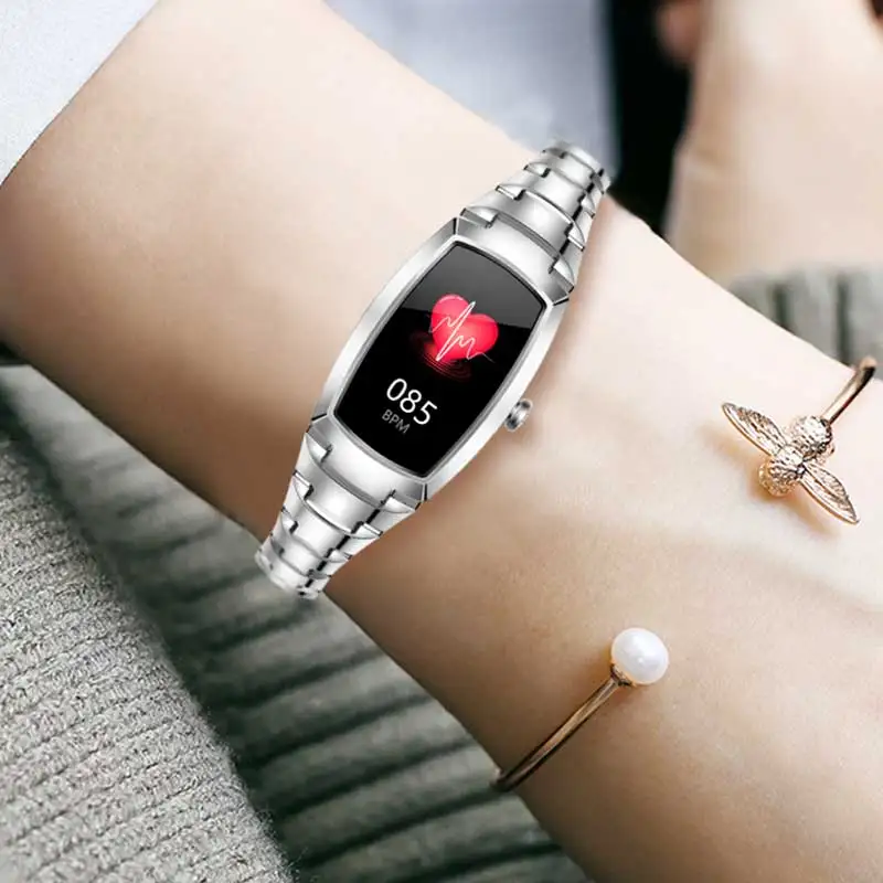 

H8 pro Smart Watch Heart Rate Fitness Blood Pressure Monitor Ladies Fashion Sports Call Reminder Bluetooth Watch For Android iOS