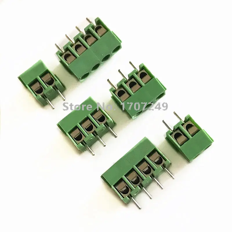 KF396 3.96 2Pin 3Pin 4Pin винтовой клеммный блок соединитель 2P 3P 4P шаг 3 96 мм Разъемный разъем