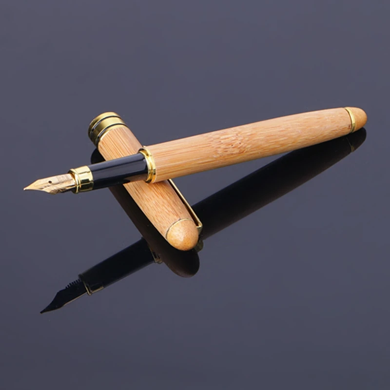 

Ручка перьевая бамбуковая с тонким наконечником, 1 шт.