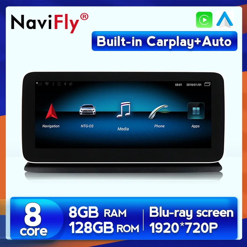 

Новое поступление 8 ГБ + 128 ГБ 1920*720 Carplay Android 10 автомобильный мультимедийный плеер для Mercedes Benz CLS Class W218 CLS300 CLS350 CLS500