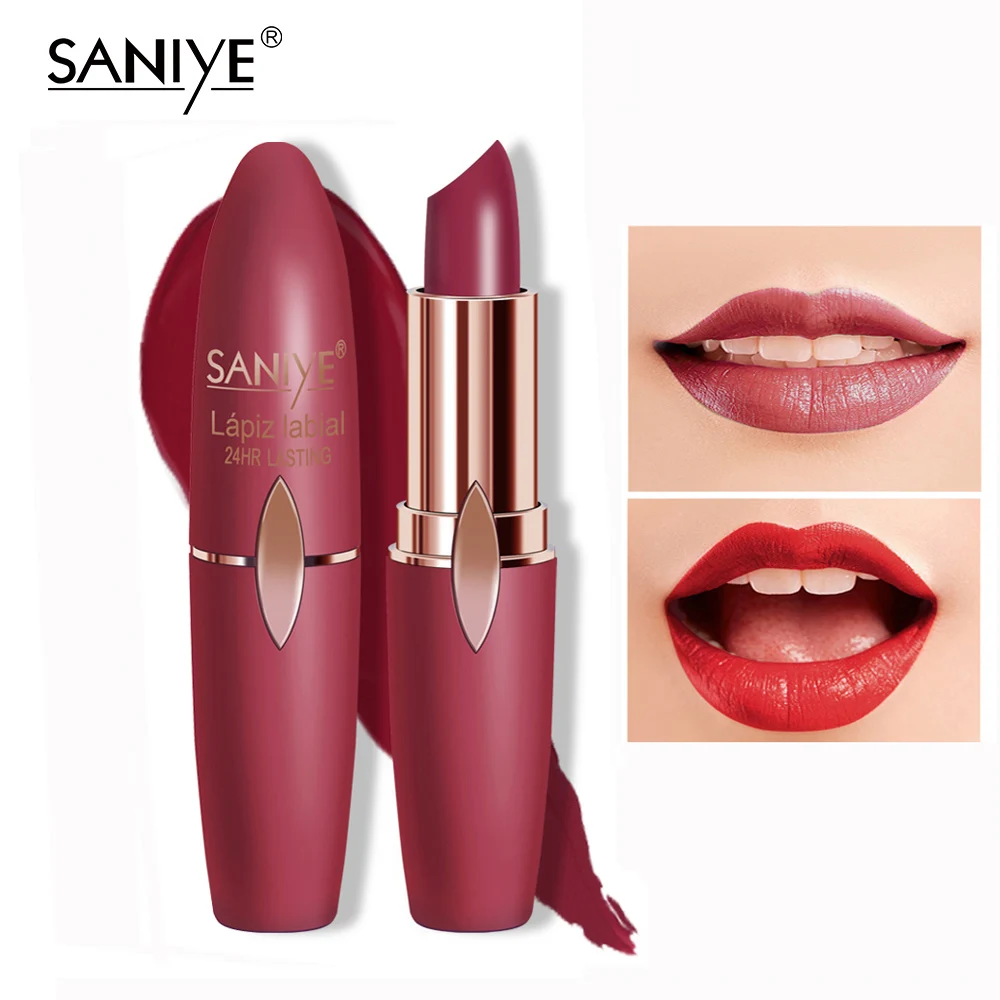SANIYE фиолетовая Губная Помада Красного цвета Макияж для губ матовая губная помада
