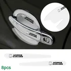 8 шт. наклейки на автомобильные ручки Внешние детали наклейки для Nissan Qashqai J10 Versa Tiida Terrano March 350z D40 A31 автомобильные аксессуары