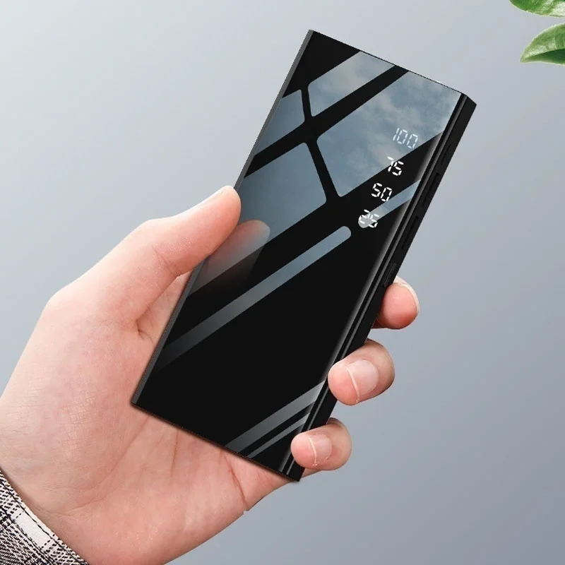 30000mAh Портативное зарядное устройство внешний аккумулятор с 2 1 A внешним