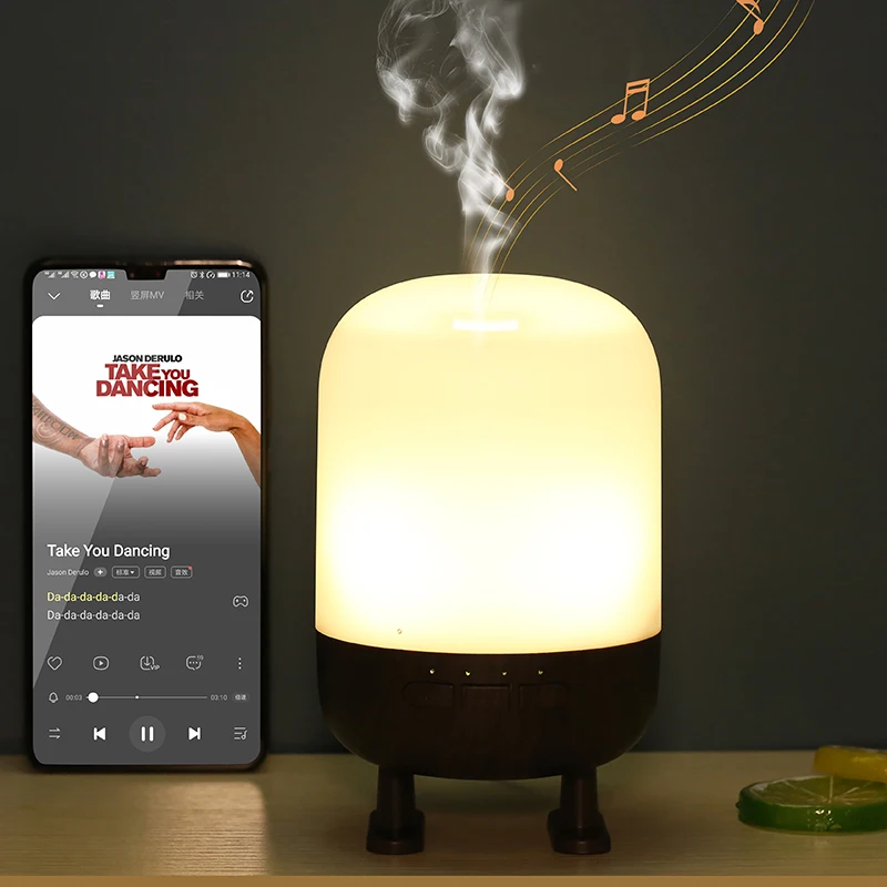 

Теплый светильник увлажнитель ультразвуковой увлажнитель для дома арома-диффузор подходит для ответа на звонки и прослушивания музыки диф...