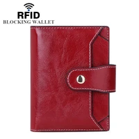 women pu leather korean style solid wallets female coin purses clutch short wallets card holder 8z