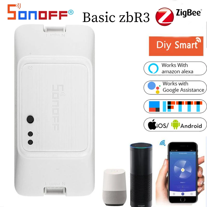 Переключатель Sonoff BASICZBR3 ZigBee модули сделай сам для умного дома беспроводное