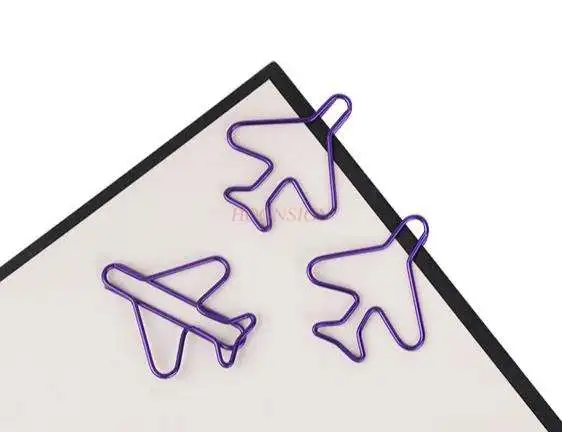 

15pcs Purple Air Plane Paper Clip Paper Clip Cartoon Paper Clip Paper Clip Paper Clip Paper Clip