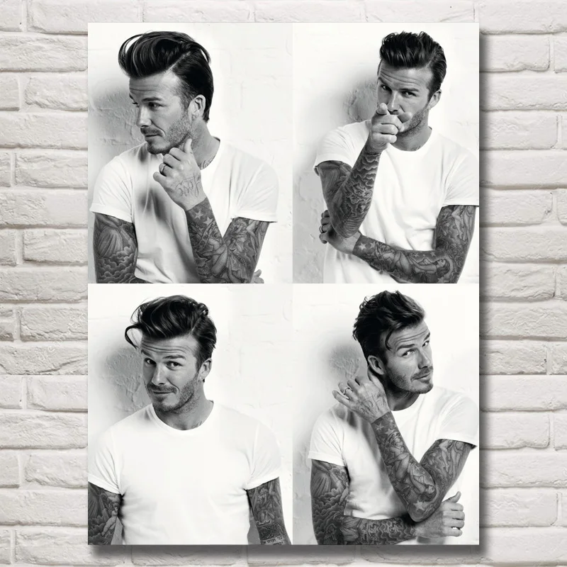 Футбольная звезда foocome Давид Бекхэм настенная живопись спальня Искусство