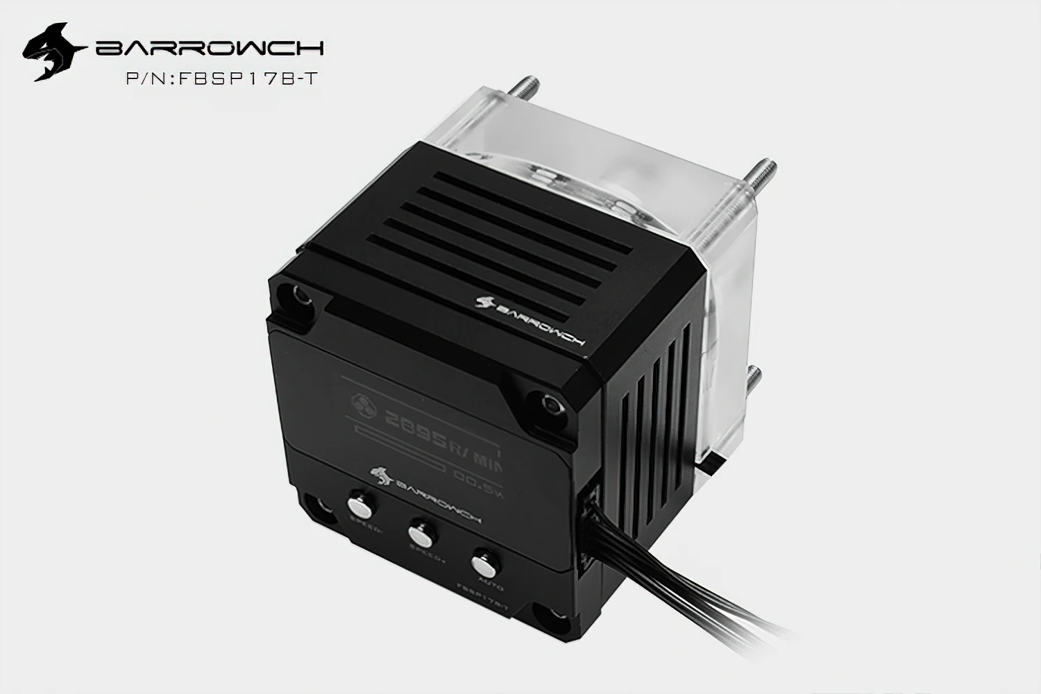 Barrowch PWM 17 Вт насос для водной пластины oled дисплей FBSP17B T|Кулеры и системы