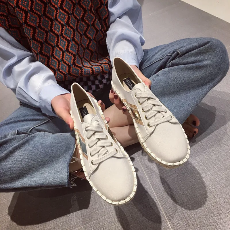 2020 весенние женские эспадрильи обувь в рыбацком стиле дизайнерские лоферы на