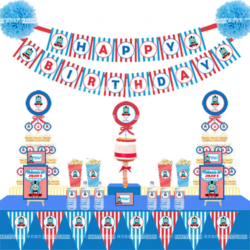 Партию Томаса украшения вечерние баннеры Настраиваемые имя возраст успех