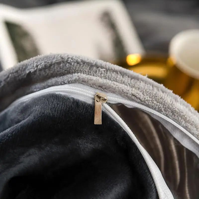 Комплект постельного белья Magic бархатное лоскутное одеяло 150 x простой роскошный