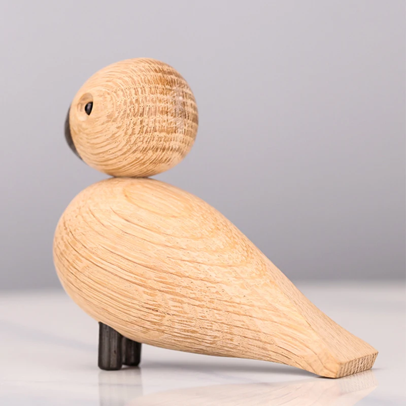 Декоративные деревянные миниатюрные фигурки животных в скандинавском стиле