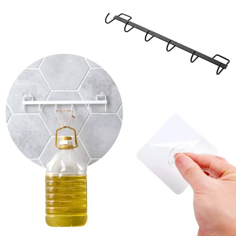 

Multi-Purpose Hooks Wall Hanging Nail-Free Multi-Purpose Hooks Punch-Free Strong Hook Wrought Iron Kitchen Utensils Hook