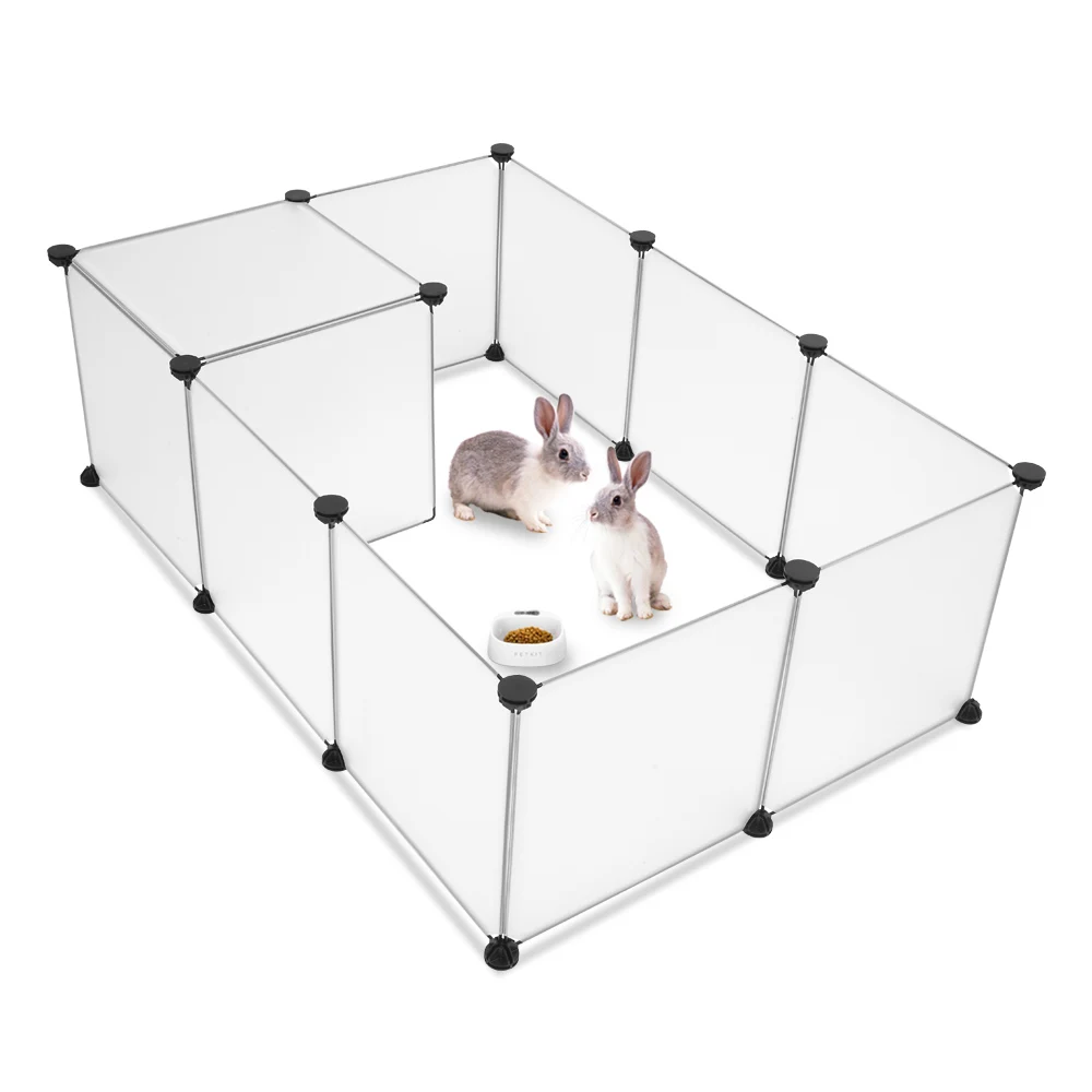 

Foldable Pet Playpen plastic Fence Puppy Kennel House Exercise Training Puppy Kitten Space Dogs Supplies rabbits guinea pig Cage