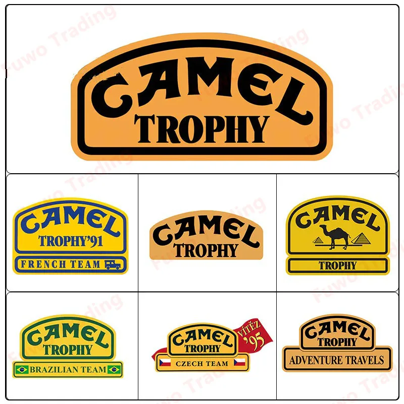 

Fuwo Trading Personality Hot Sell Racing Stickers Decoration Motorcycle Helmet Camel Trophy Accessories Sunscreen Waterproof