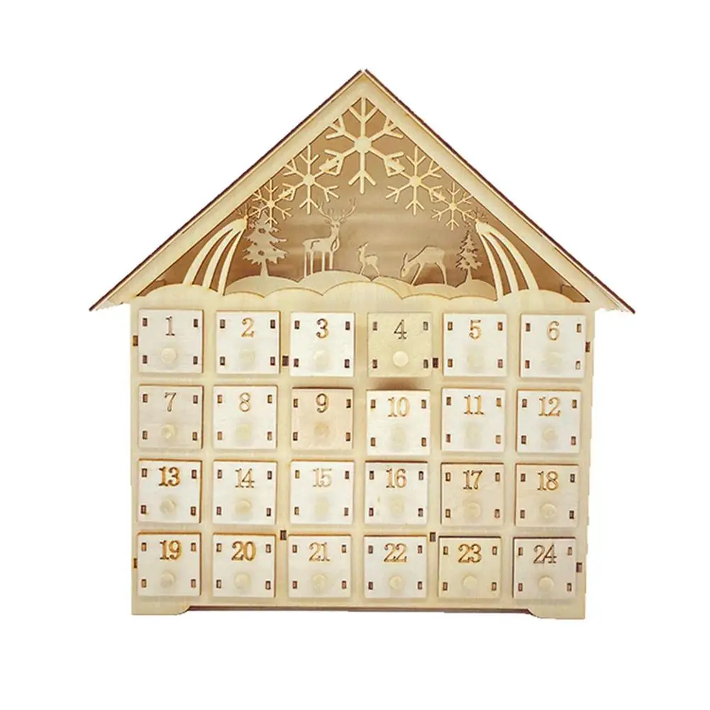 

Календарь с LED-светильник кой и 24 ящиками для хранения