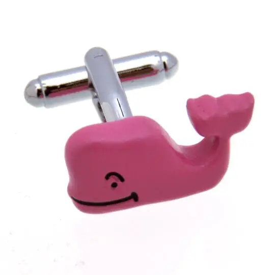 10 пар/лот новинка розовое нижнее белье с принтом Дельфин запонки акулой в виде