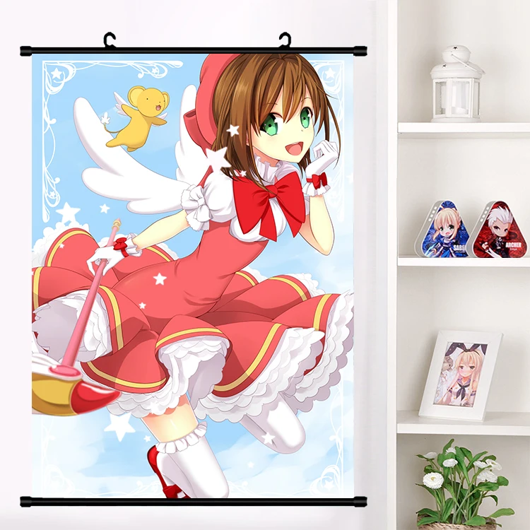 Аниме Cardcaptor Sakura Sakur CERBERUS наклейки на стену панно настенные подвесные плакаты