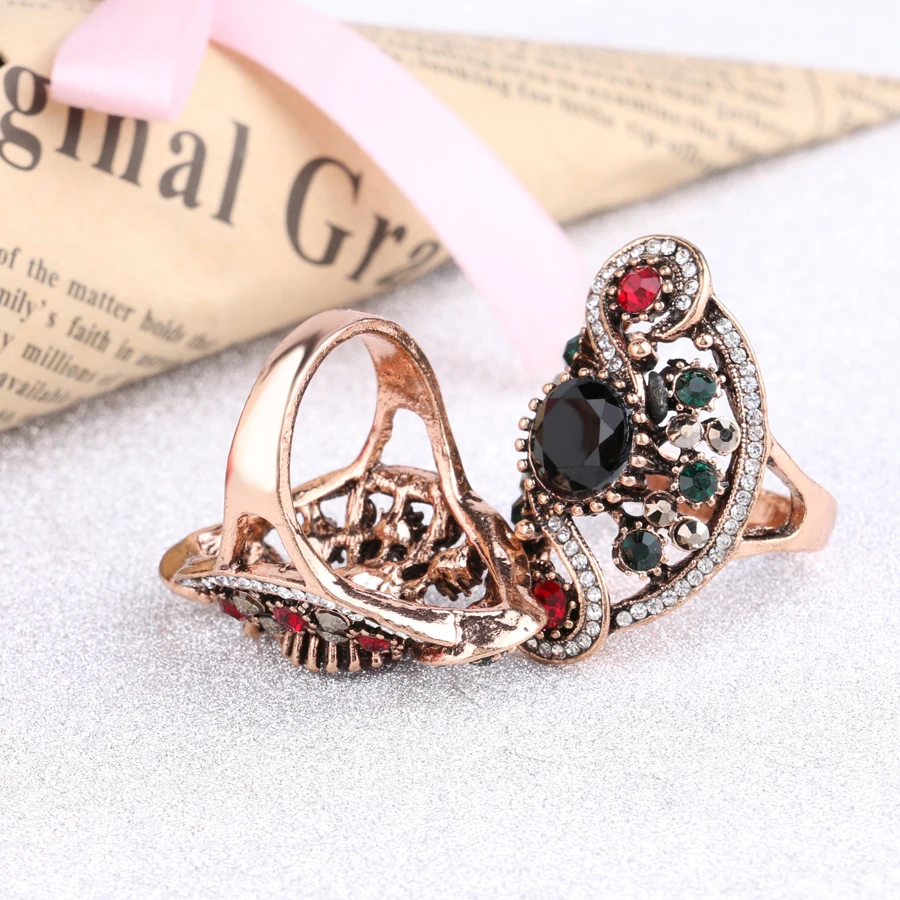 Gukin Горячие турецкие ювелирные изделия Дубай золотой цвет кольцо из красной