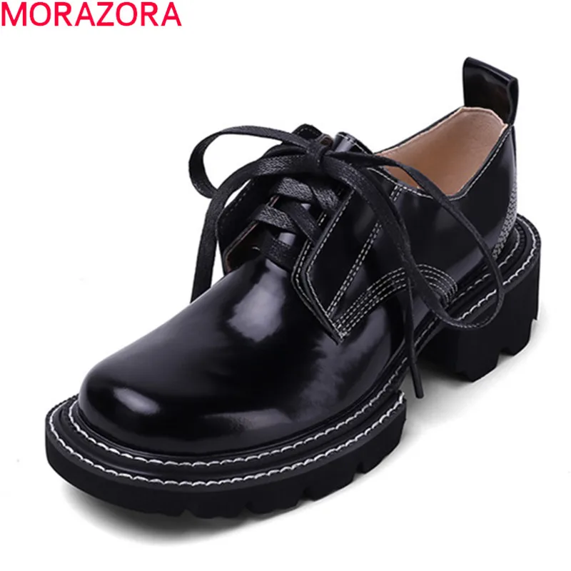 MORAZORA/женские туфли лодочки сезон весна осень модная повседневная обувь из