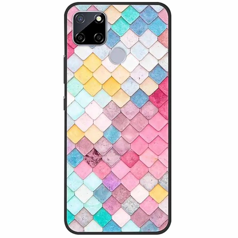 for realme c25s c25 case silicone soft tpu lovely phone cover for oppo realme c25 c25s cases realmec25 c 25s funda capa cute free global shipping
