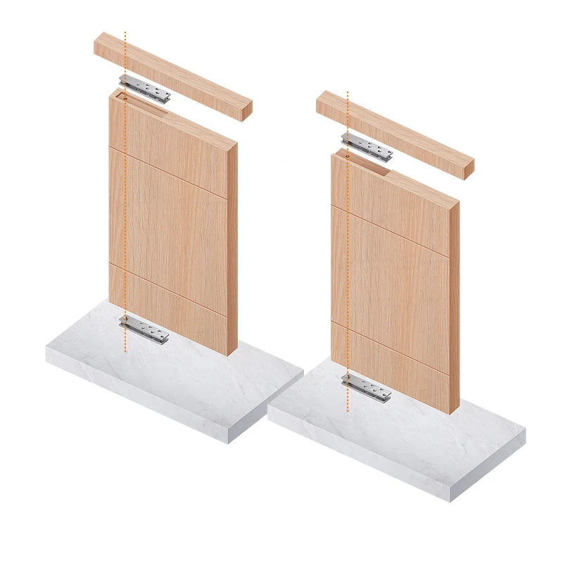 Сверхмощный вращающийся дверной вал из нержавеющей стали с поворотом на 360 °