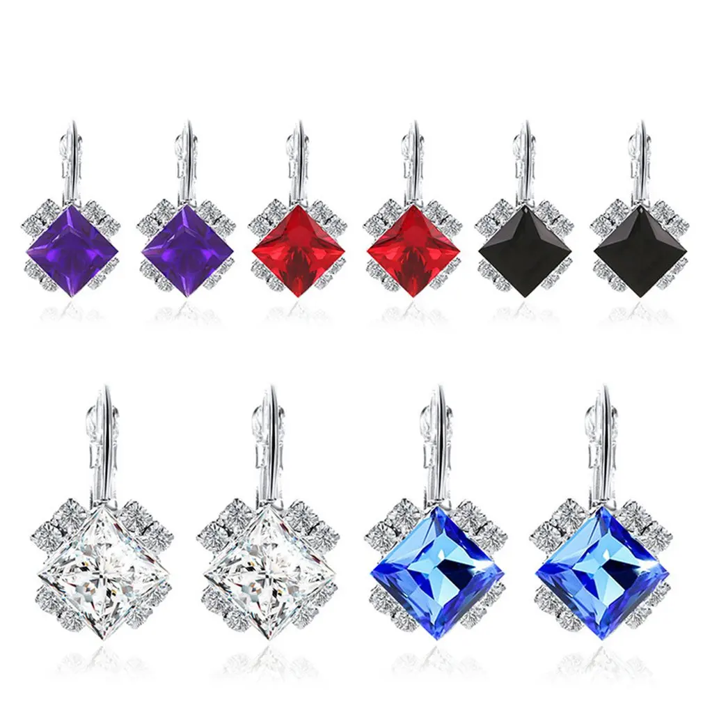 Женские серьги в волнистом стиле модные хорошее ювелирное изделие вечерние