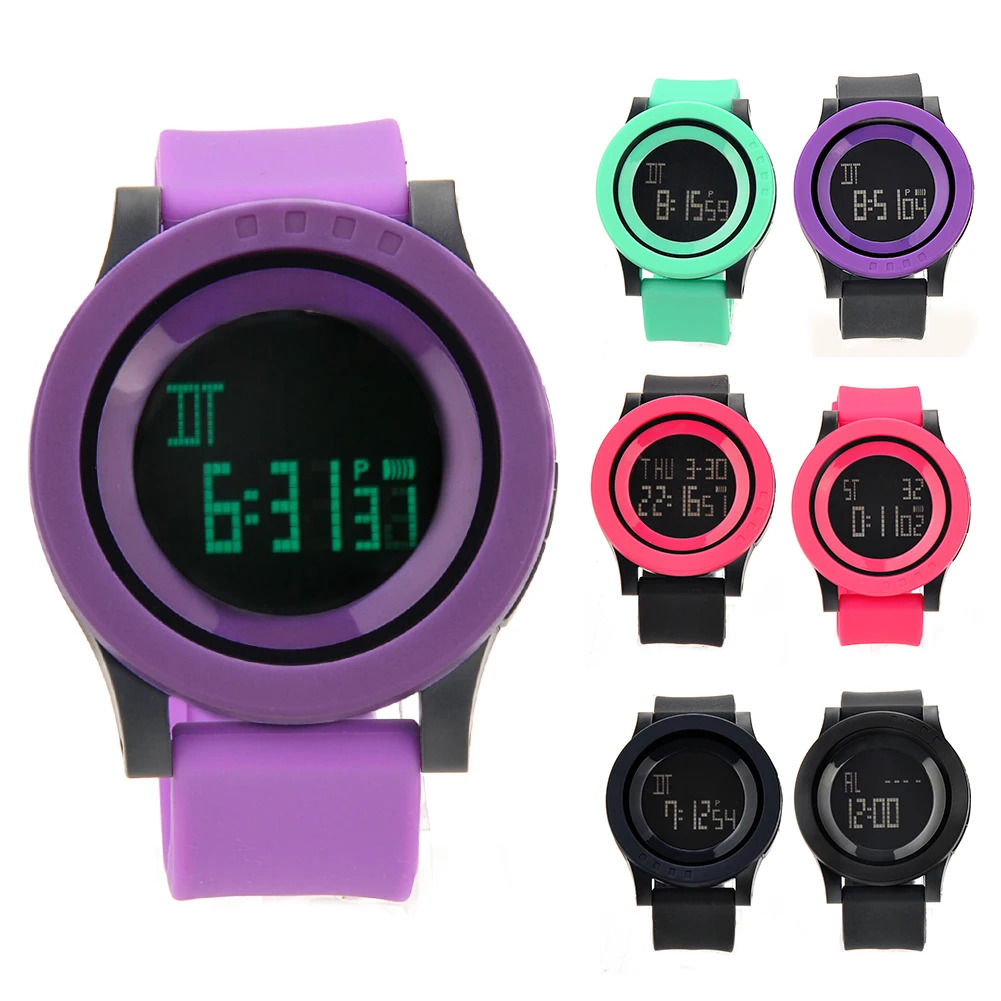 

Brand New Watch Men Military Sports Watches Fashion Silicone Waterproof LED Digital Watch For Men Clock Digital-watch